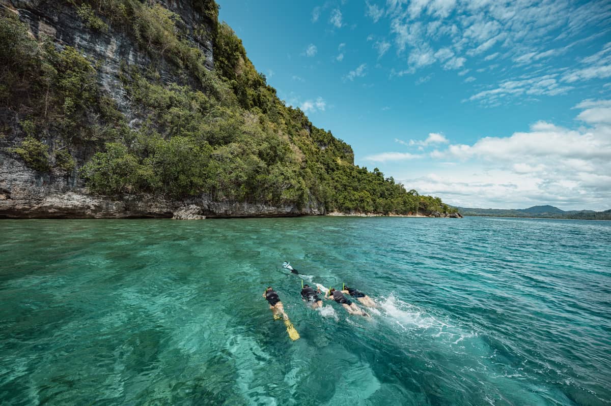 Under the sea Endless snorkeling awaits at the marine sanctuary in Campomanes Bay.