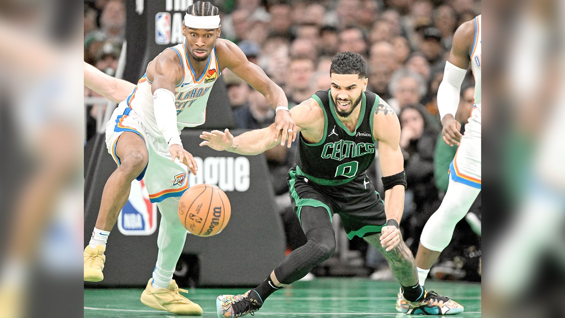 Shai, Thunder clobber Celtics