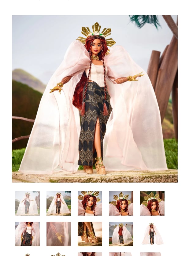 Screengrab from Mattel Creations Website