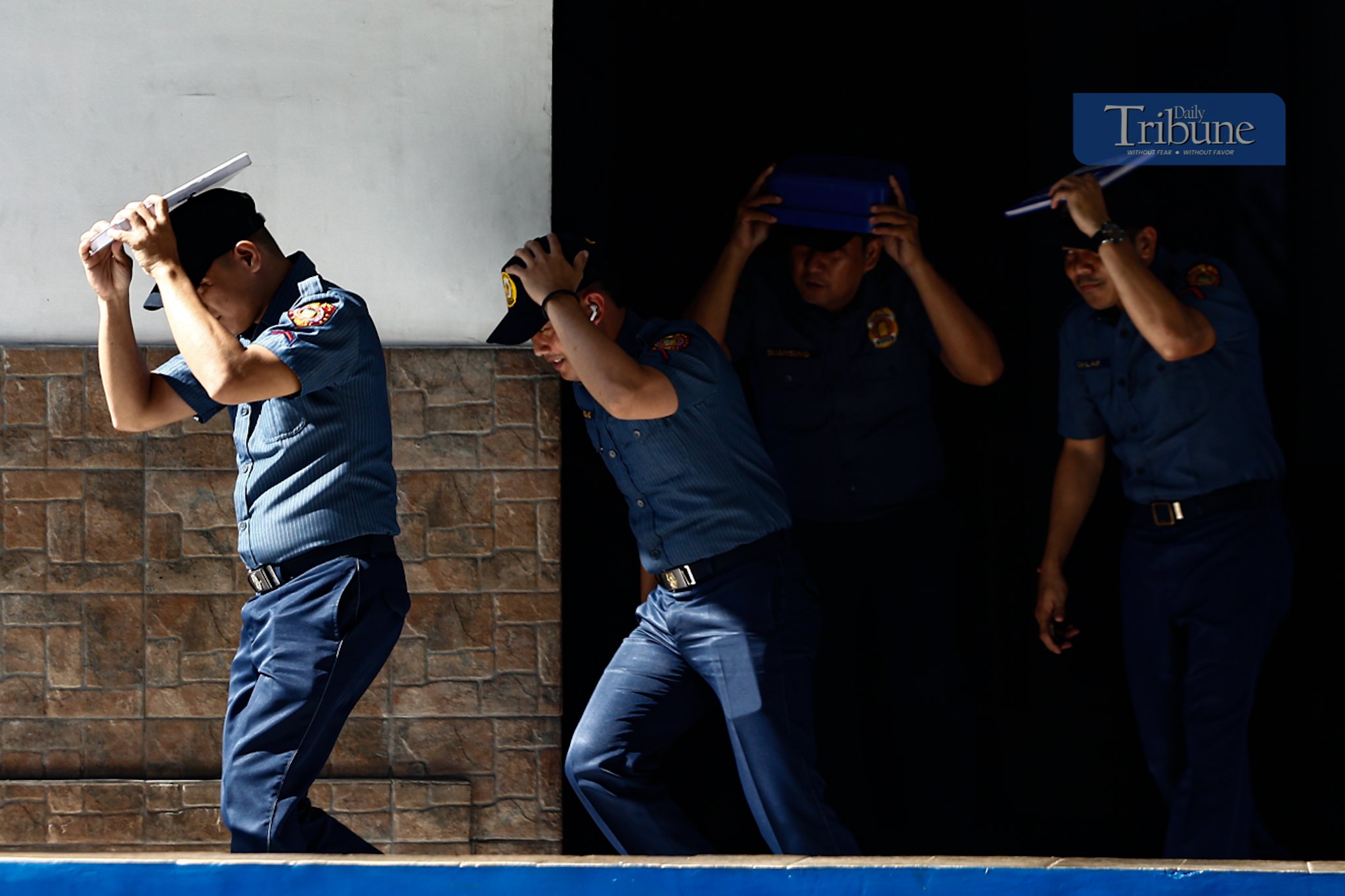 Manila Police join nationwide earthquake drill