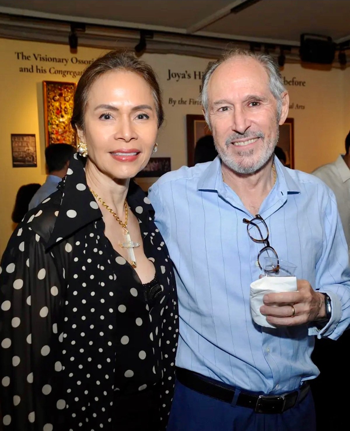 Gina and Pedro Roxas.