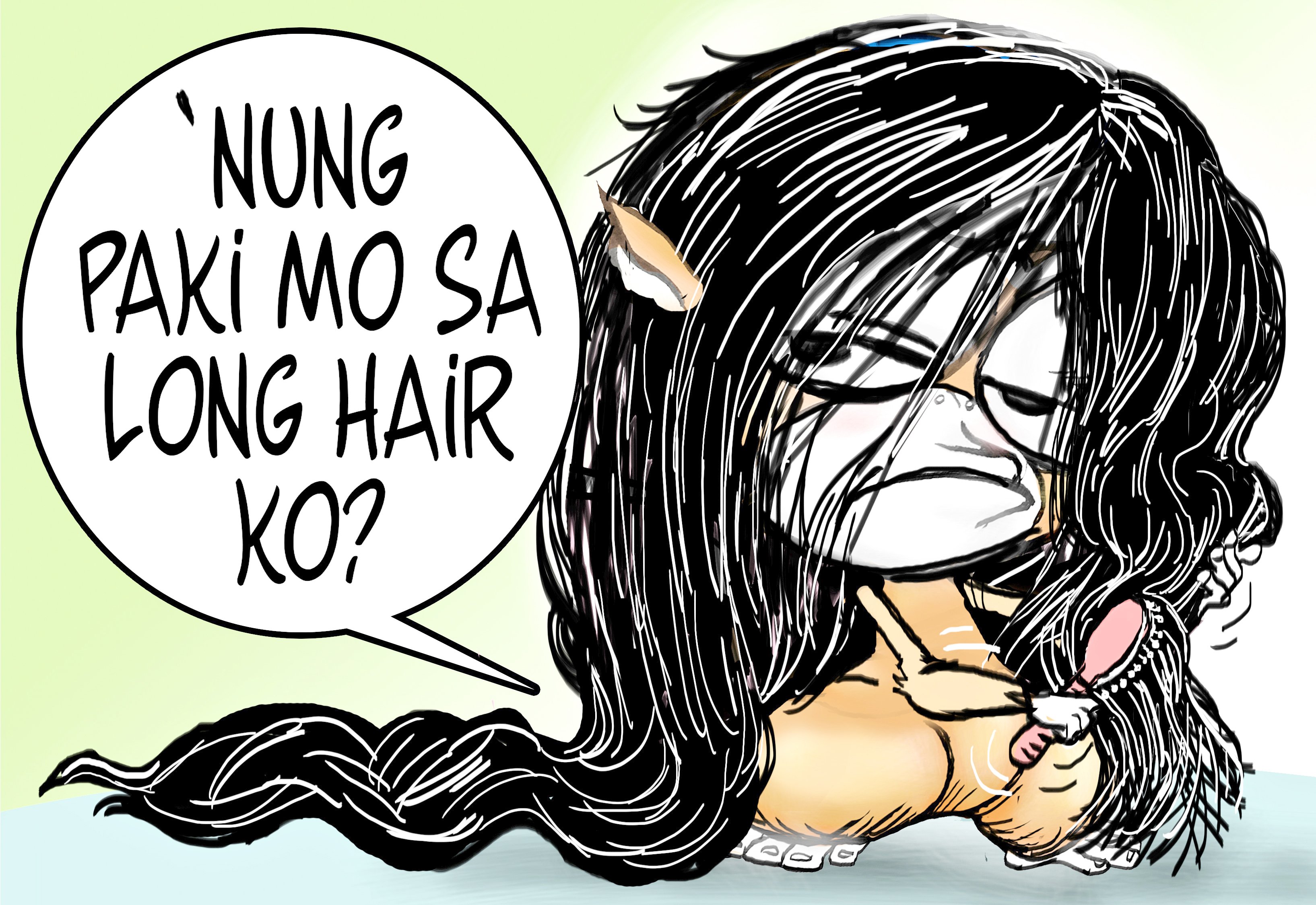 Long hair
