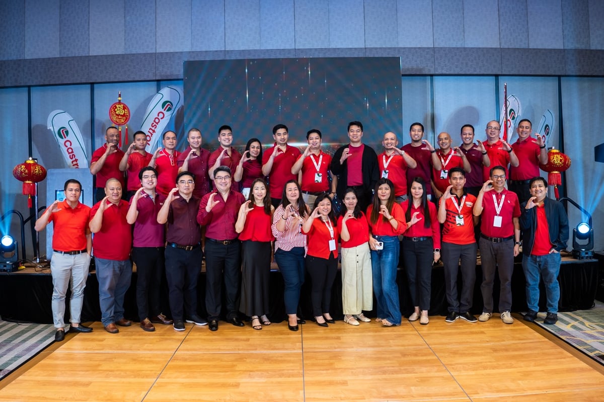 Showing unity and energy, the Castrol and North Trend Marketing teams gear up for a future driven by collaboration and success.