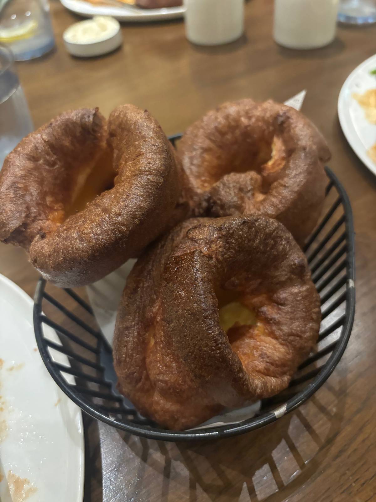 Crispy Yorkshire Pudding.