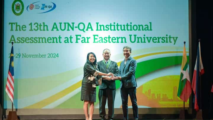 Far Eastern University president Juan Miguel Montinola receives the ASEAN University Network-Quality Assurance (AUN-QA) Institutional Certification, solidifying FEU’s standing as a beacon of academic leadership and student mobility.