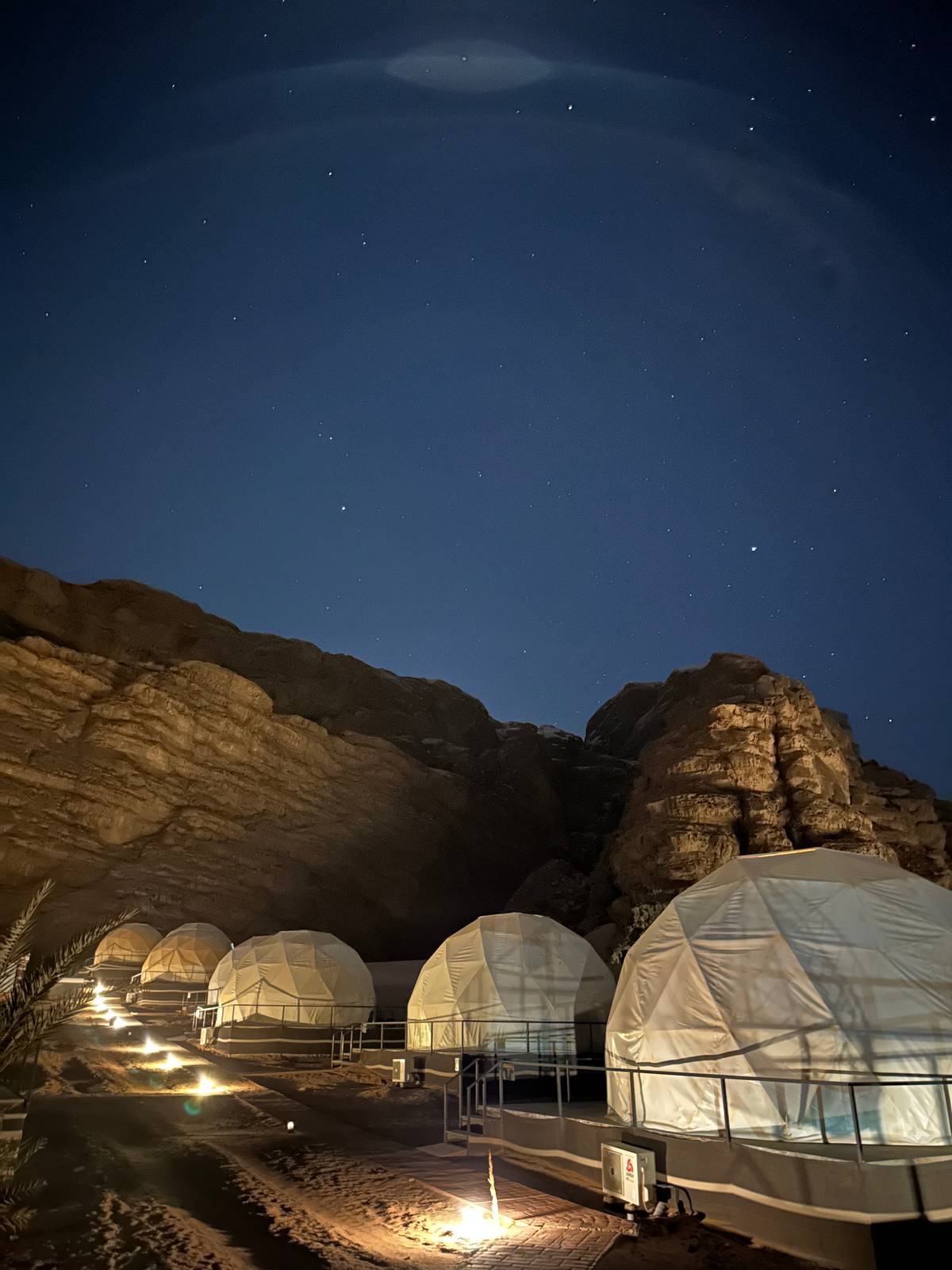 Stargazing is a popular activity at the Wadi Rum Desert.