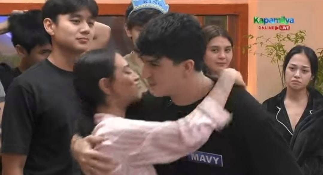 Mavy Legaspi bidding farewell to the PBB Housemate casts
