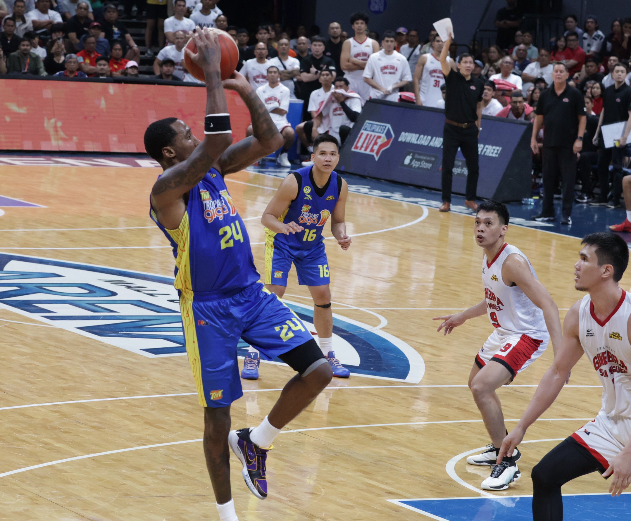 All eyes will be on Rondae Hollis-Jefferson when TNT guns for a 2-0 series lead against Barangay Ginebra in the PBA Governors’ Cup best-of-seven finals Sunday at the Mall of Asia Arena.