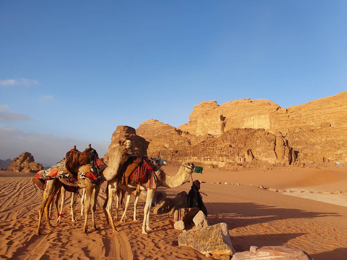 Jordan’s Wadi Rum: the red-sand valley of extraterrestrial beauty.