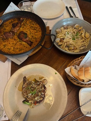 Paella, pasta, and pork — the triple P of perfection