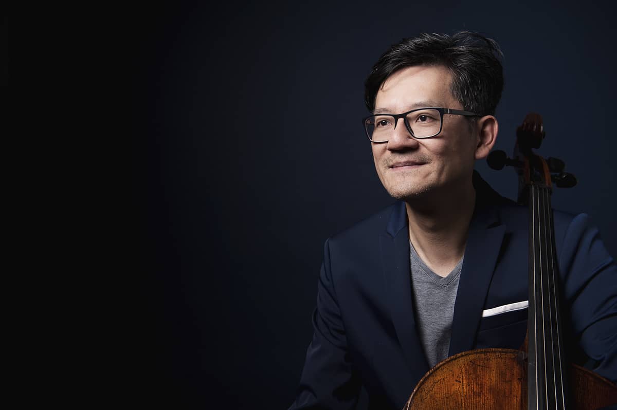 Cellist Wen-Sinn Yang.