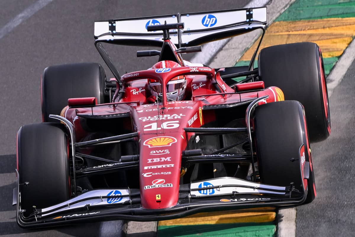 Charles Leclerc storms through Albert Park, setting the fastest lap in second practice as Ferrari eyes pole position.