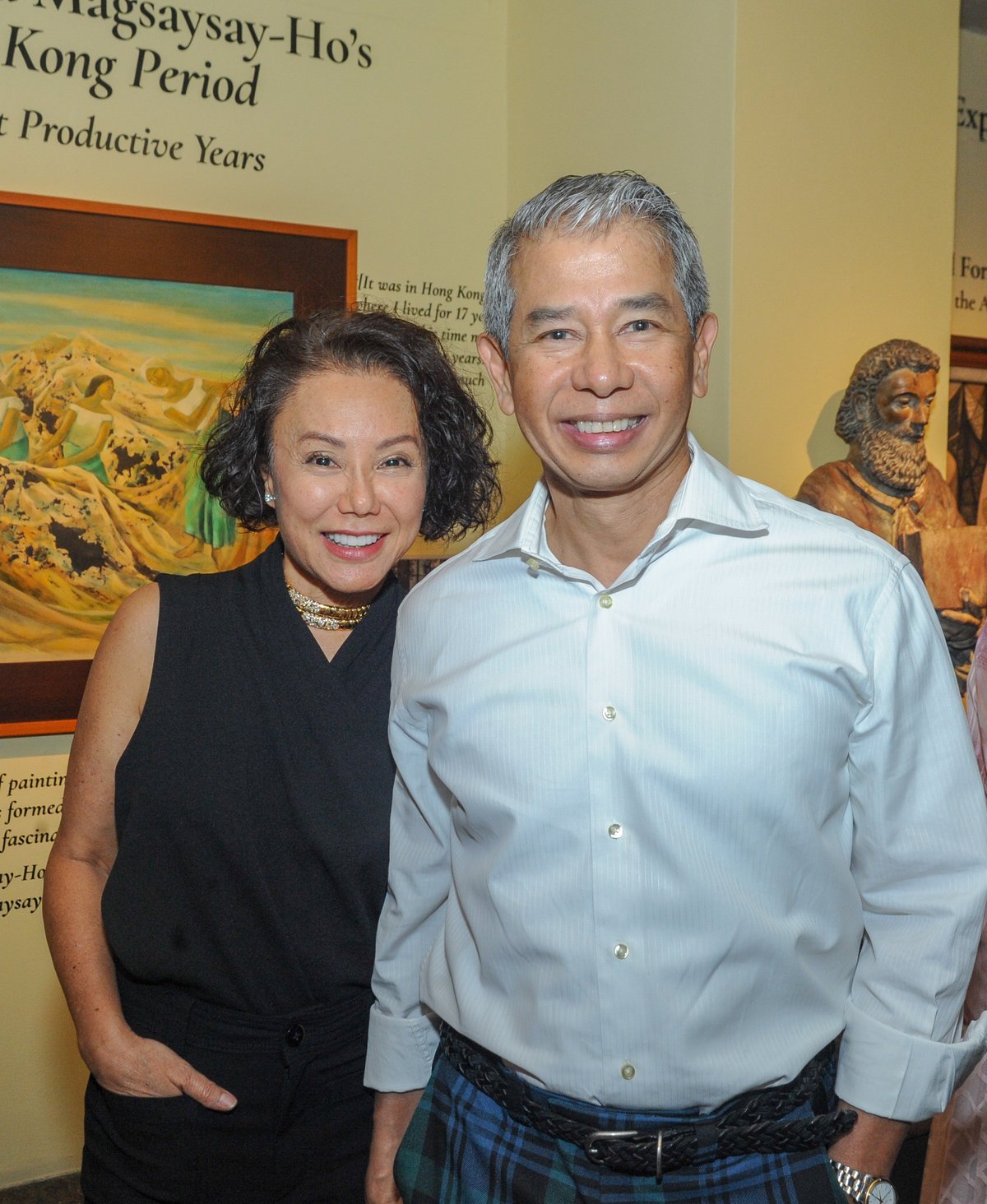 Annie Roces and Tommy Drilon.