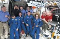 This screengrab made from a NASA livestream shows the SpaceX Dragon Crew-10 members (C, in dark blue) NASA astronauts Anne McClain and Nichole Ayers, JAXA (Japan Aerospace Exploration Agency) astronaut Takuya Onishi, and Roscosmos cosmonaut Kirill Peskov, clapping after entering the International Space Station flanked by NASA astronauts Butch Wilmore, Suni Williams, Nick Hague and Don Pettit and Russian cosmonauts Aleksandr Gorbunov, Alexey Ochinin and Ivan Vagner, on 16 March 2025.
The SpaceX Dragon Spacecraft carrying the four Crew-10 members docked to the International Space Station on 16 March at 12:04 a.m. EDT. Their arrival at the the ISS will enable the long-overdue departure from the ISS of NASA duo Butch Wilmore and Suni Williams. The two former US Navy pilots have been stuck aboard the orbital lab since June after the Boeing Starliner spacecraft they were testing on its maiden crewed voyage suffered propulsion issues and was deemed unfit to fly them back to Earth.