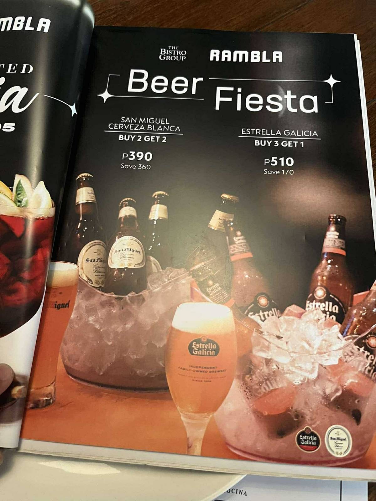 Beer promos at Rambla