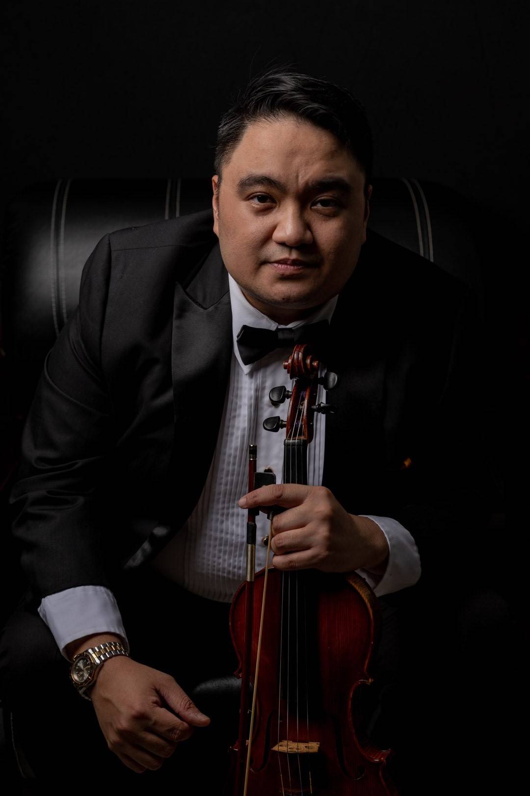 Violinist Diomedes Saraza Jr.