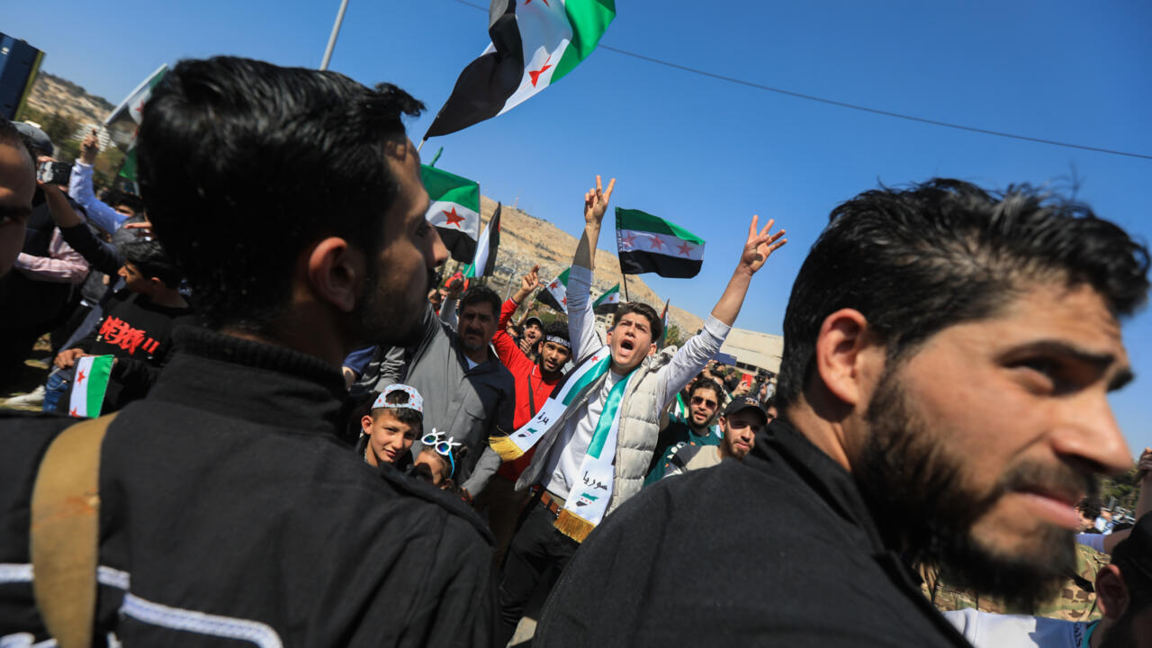 Syrians commemorate uprising anniversary for first time since Assad’s fall