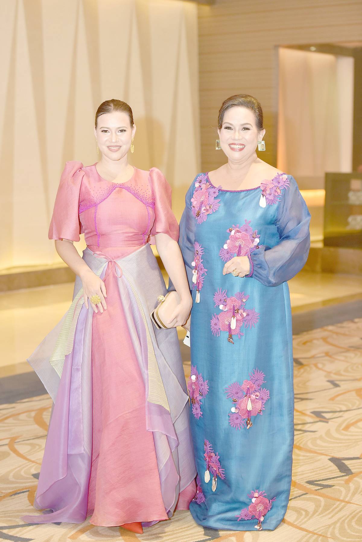 Lauren Liechtenstein and Ballet Philippines president Kathleen Liechtenstein.