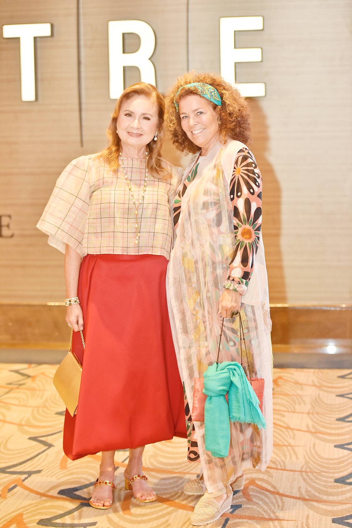 Board of Trustees Lulette Monbiot and Mercedes Zobel.
