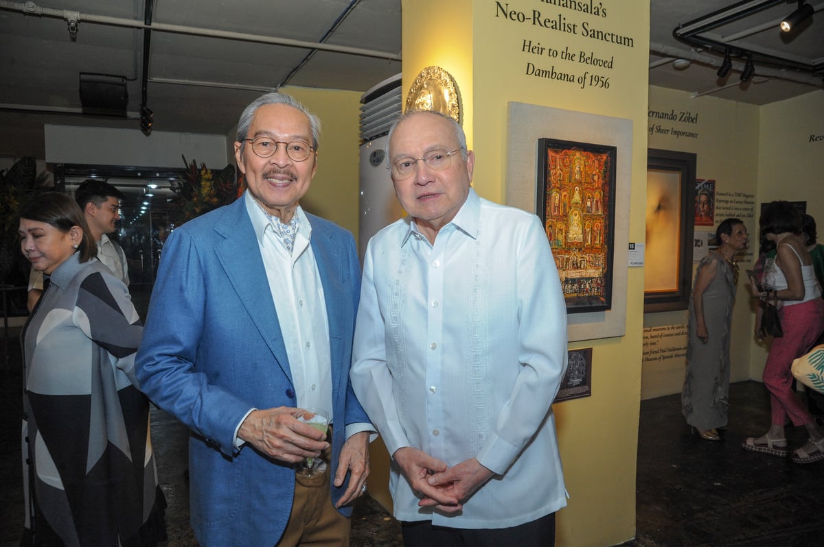 Ramon Orlina and Philippine Ambassador to the US Babes Romualdez.