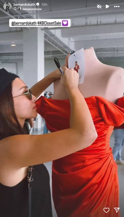 Kathryn Bernardo Instagram story
