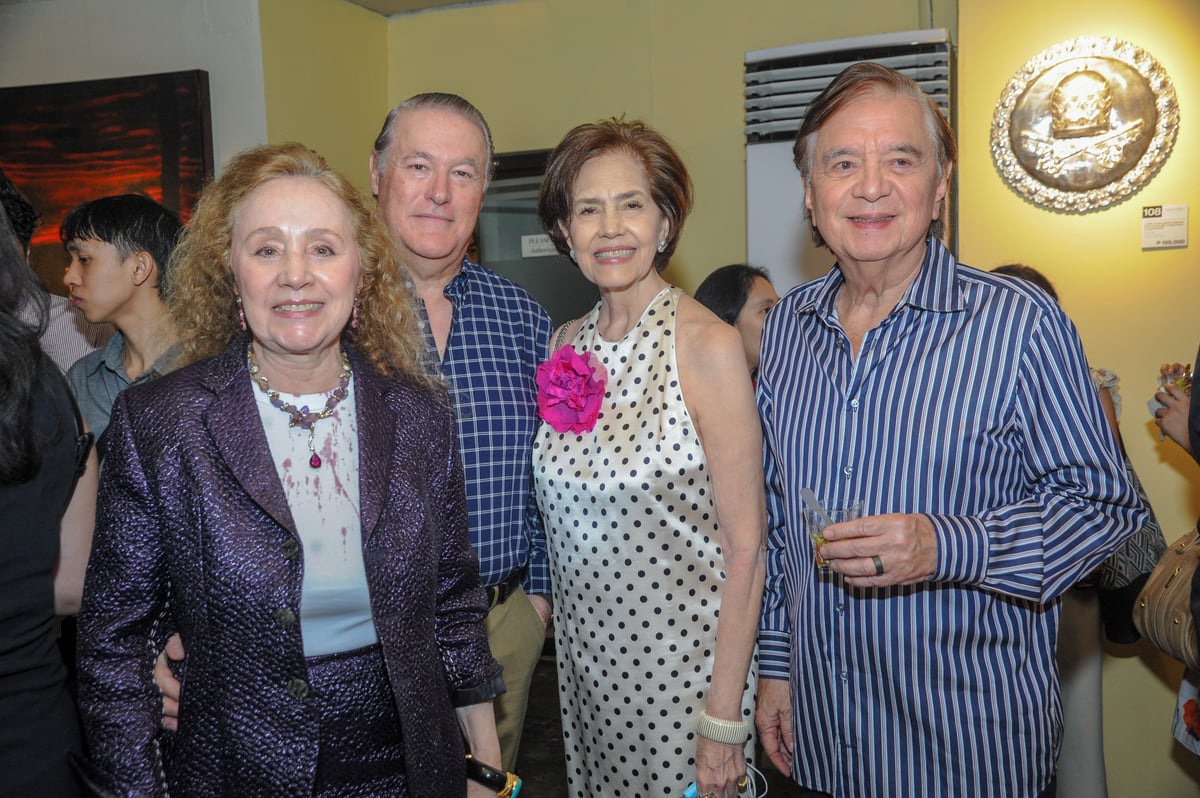 Rosa Aboitiz, Chicho Dominguez de Posada, Connie and Linggoy Araneta.