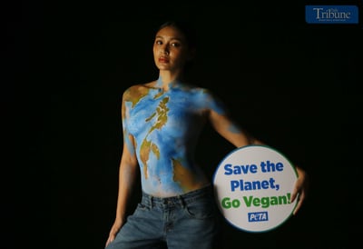 Nadine Lustre poses for vegan campaign