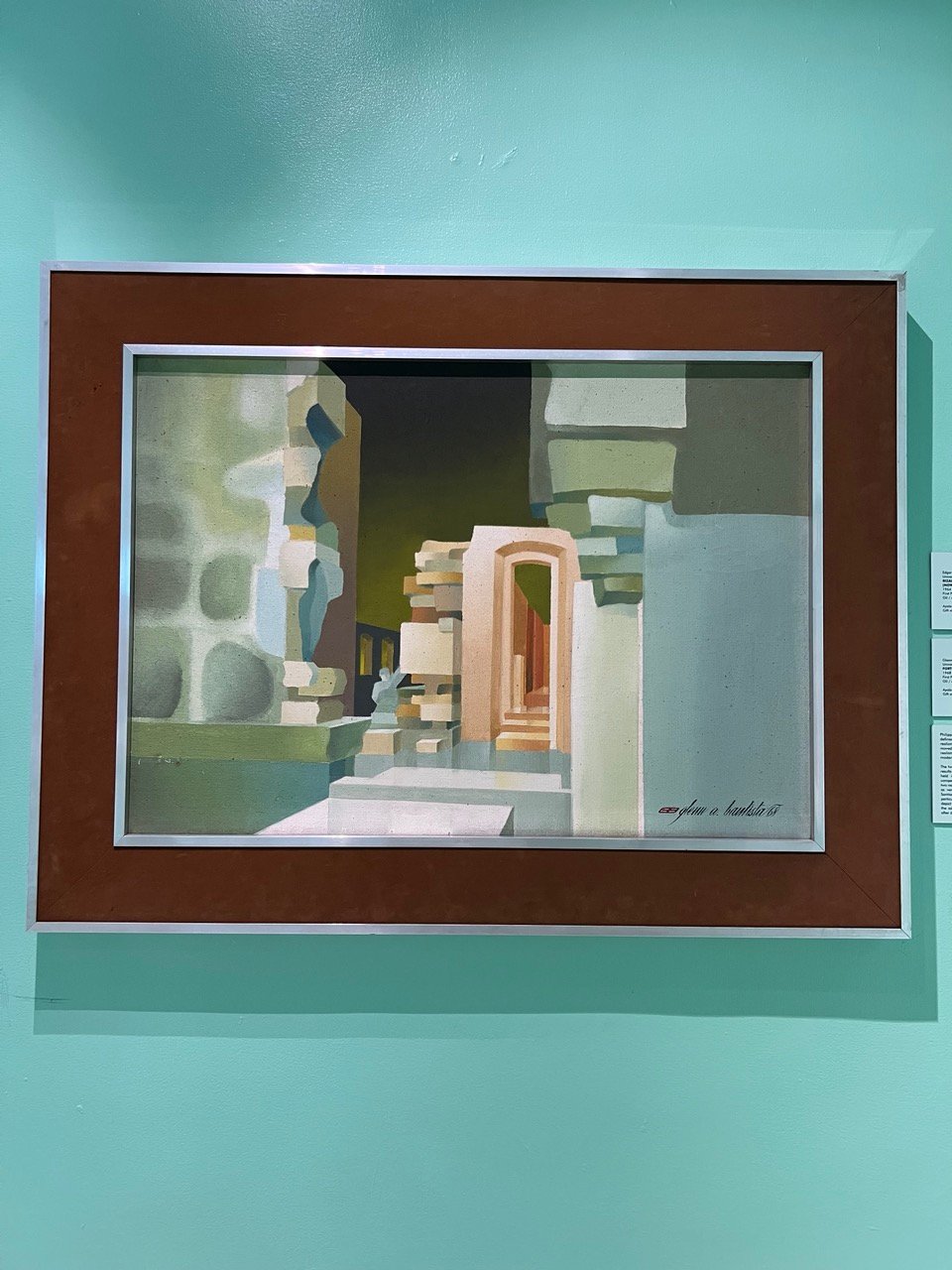 Glenn A Bautista, University of the Philippines. Fort Santiago, 1968. First Prize: Oil / Acrylic Category.