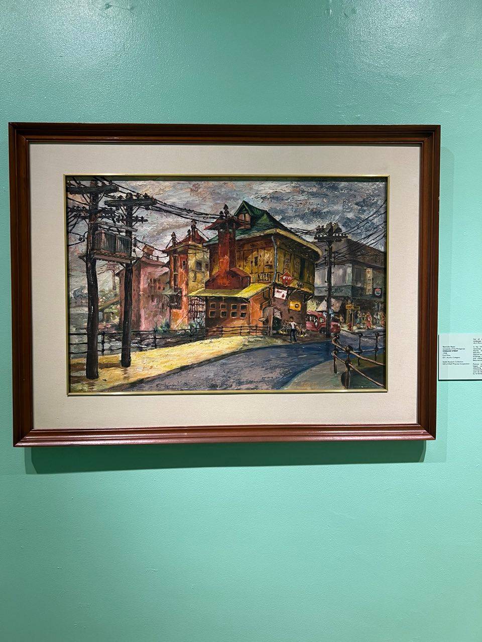 Reynaldo Reyes,University of the Philippines. Hidalgo Street, 1958. First Prize: Oil / Acrylic Category.