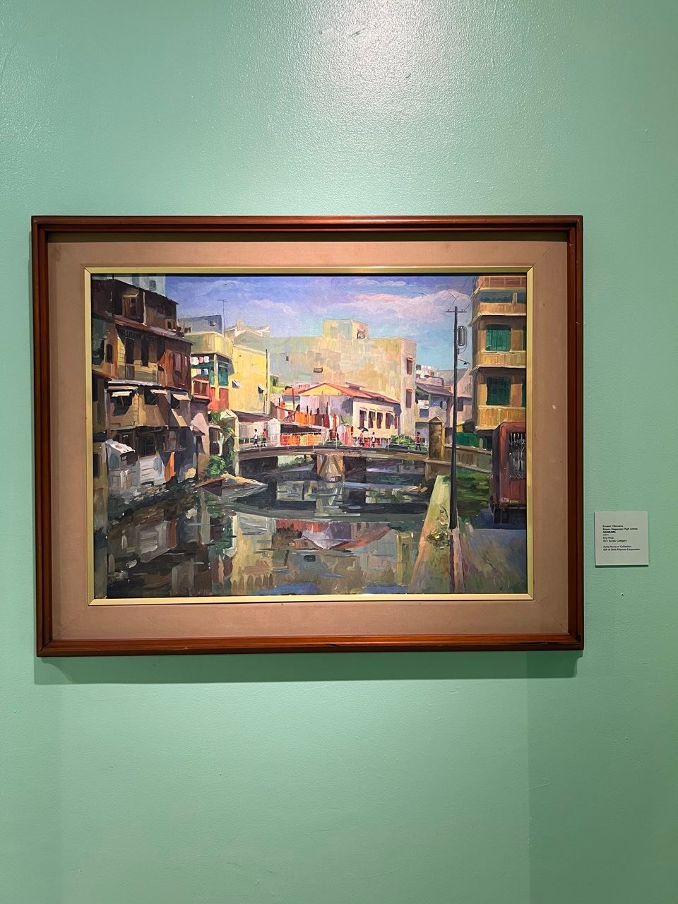 Ernesto Villanueva, Ramon Magsaysay High School. GANDARA,
1971. First Prize: Oil / Acrylic Category.