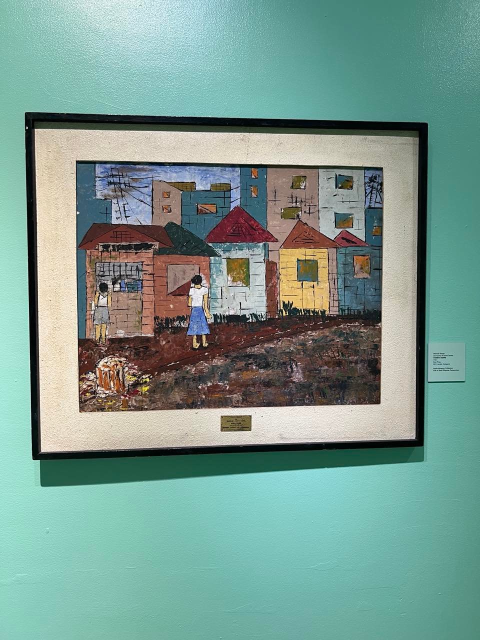 Manuel Sanga, University of Santo Tomas. Tondo Scene, 1961. First Prize: Ol / Acrylic Category.