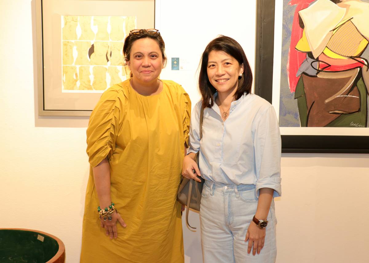 Alicia Sy and Tricia Coseteng.