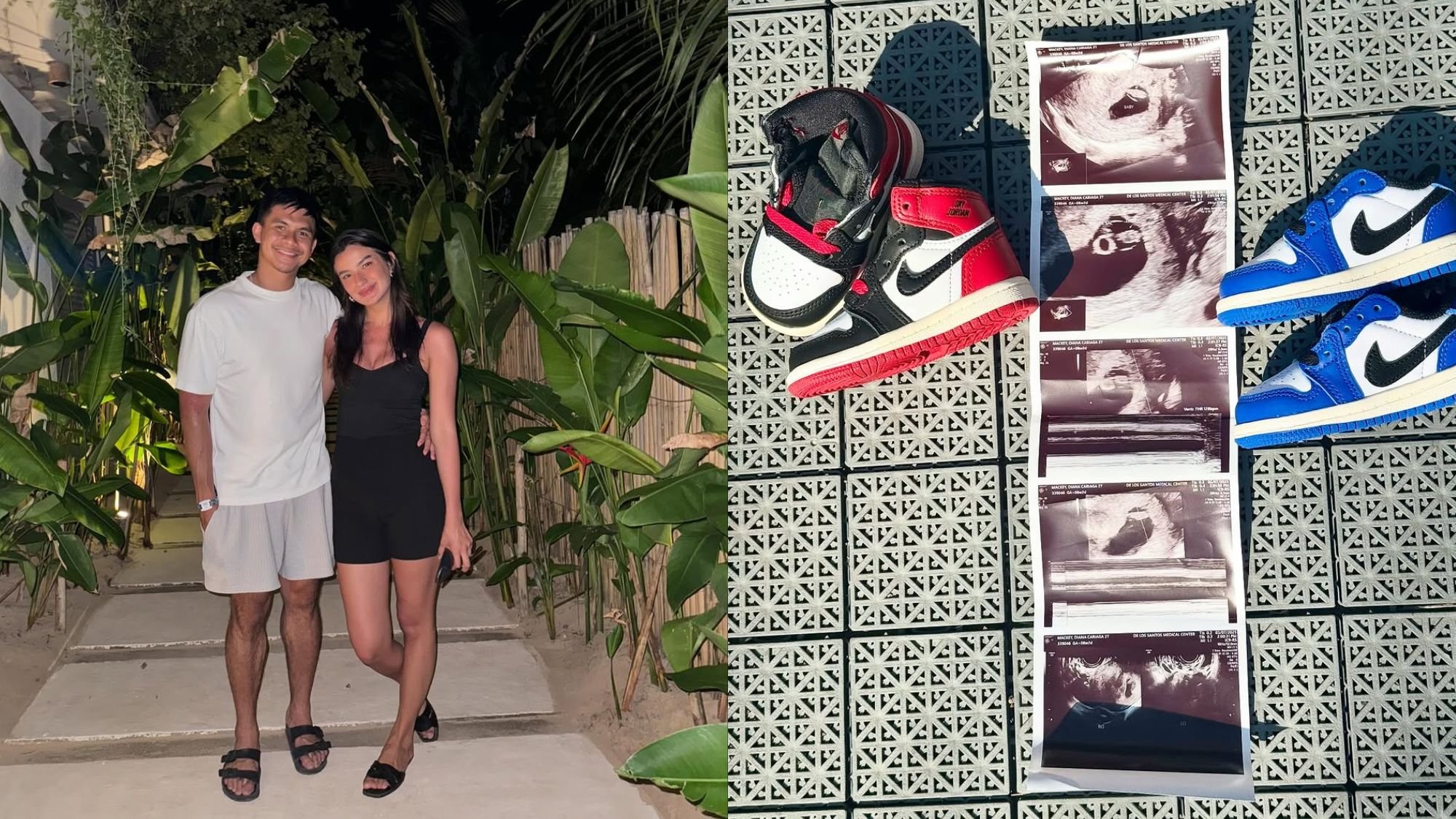 Kiefer Ravena and Diana Mackey are expecting their first child