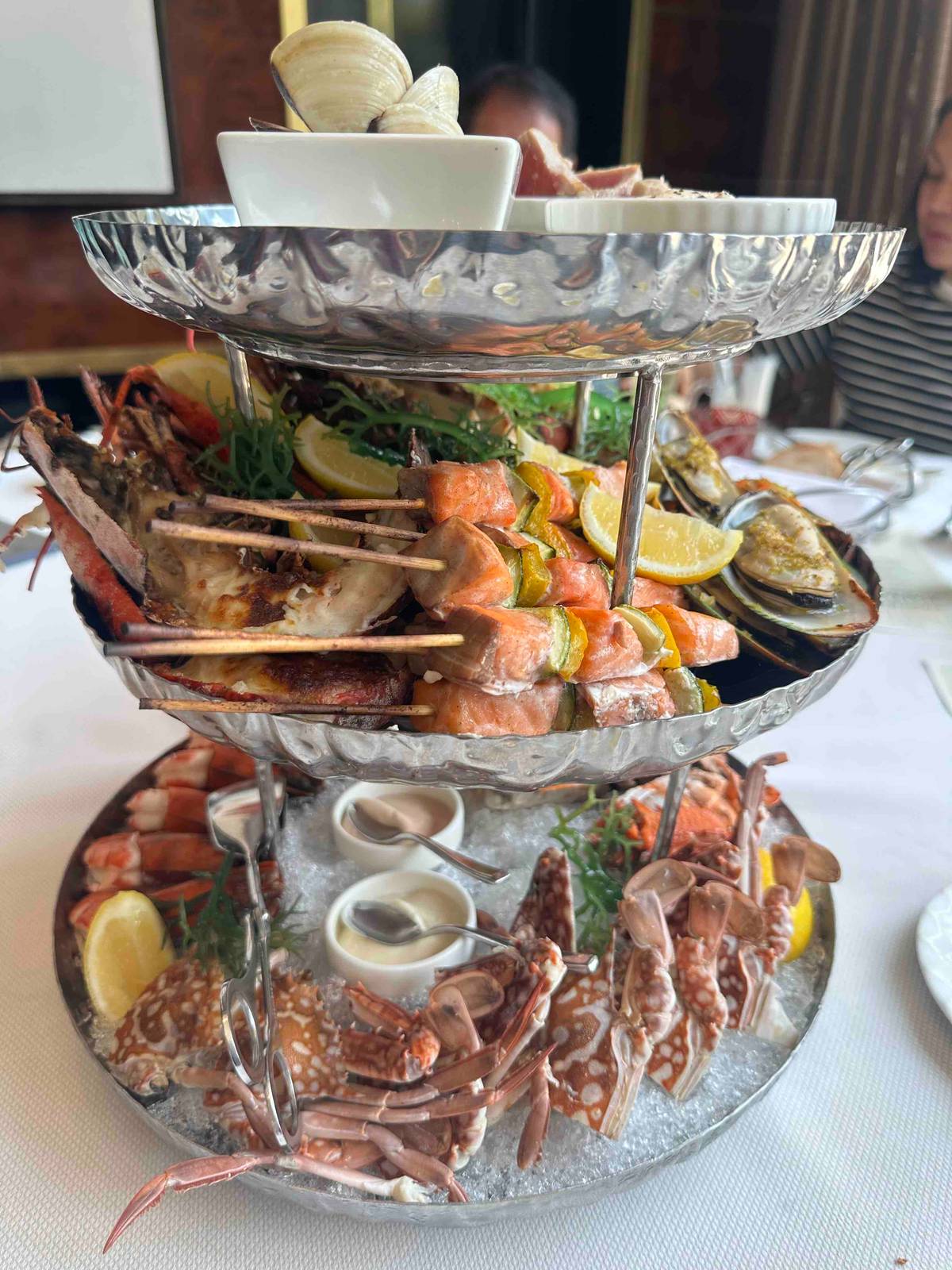 Seafood Tower.