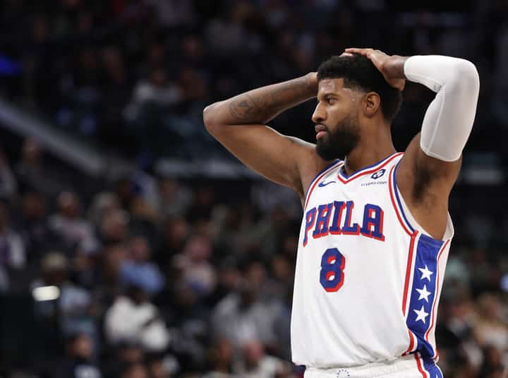Paul George of the Philadelphia 76ers will miss the remainder of the NBA regular season after receiving injections to treat his knee and groin injuries.
