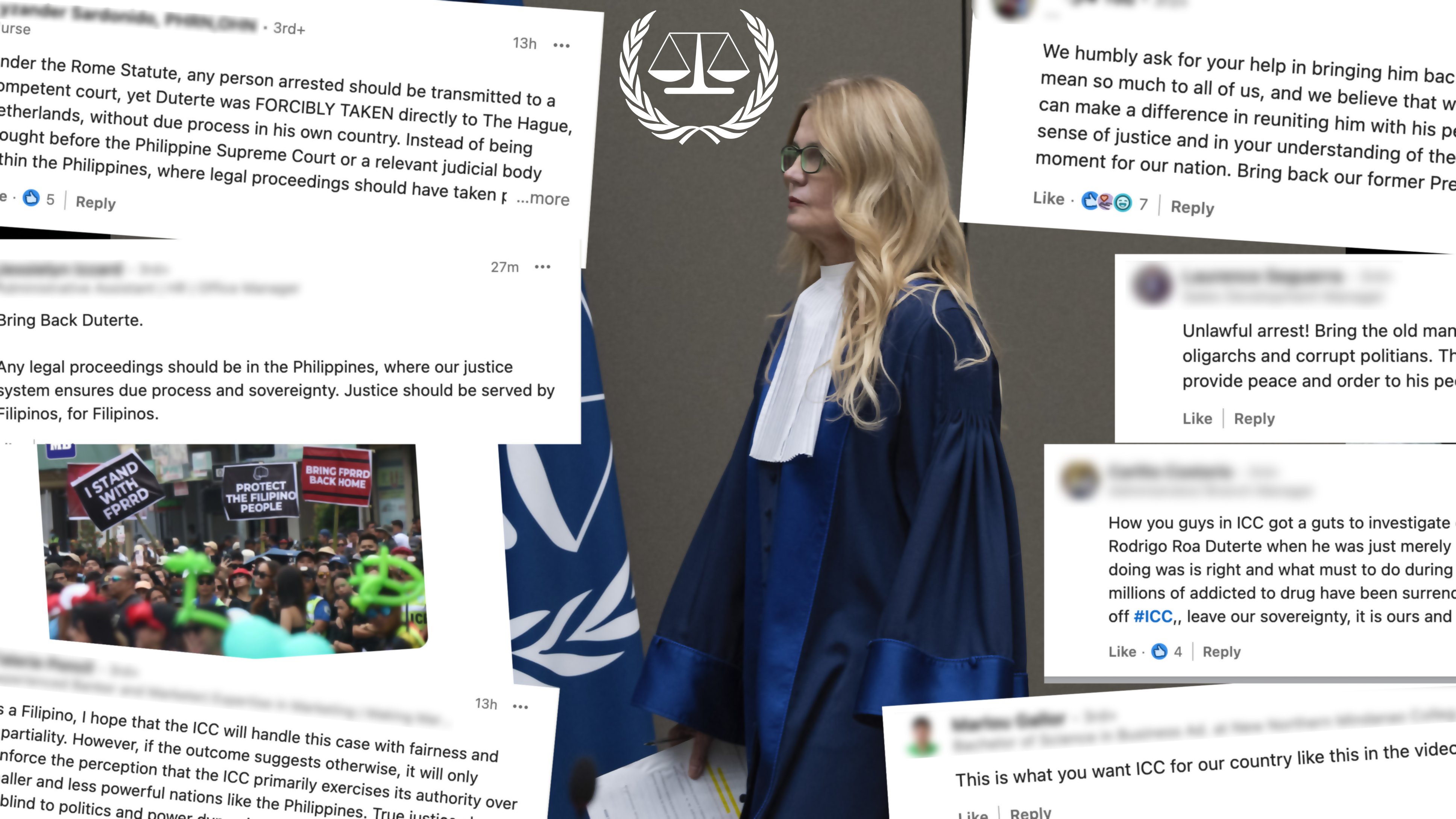Duterte supporters' online barrage could hurt his ICC case, say legal experts