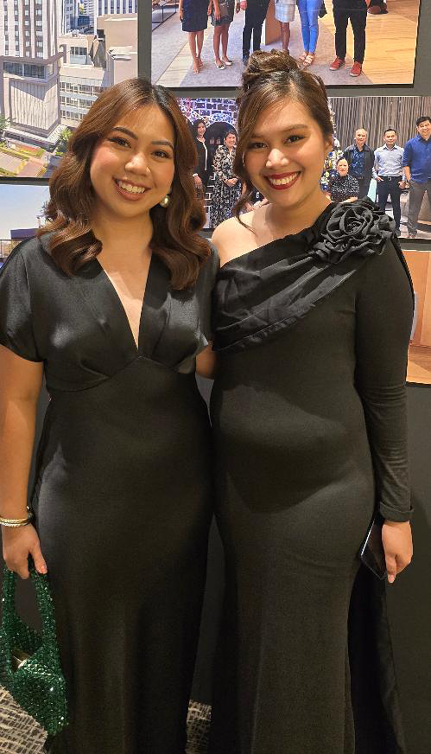 Sales manager Arielle Farin and sales coordinator Klarika Noval.
