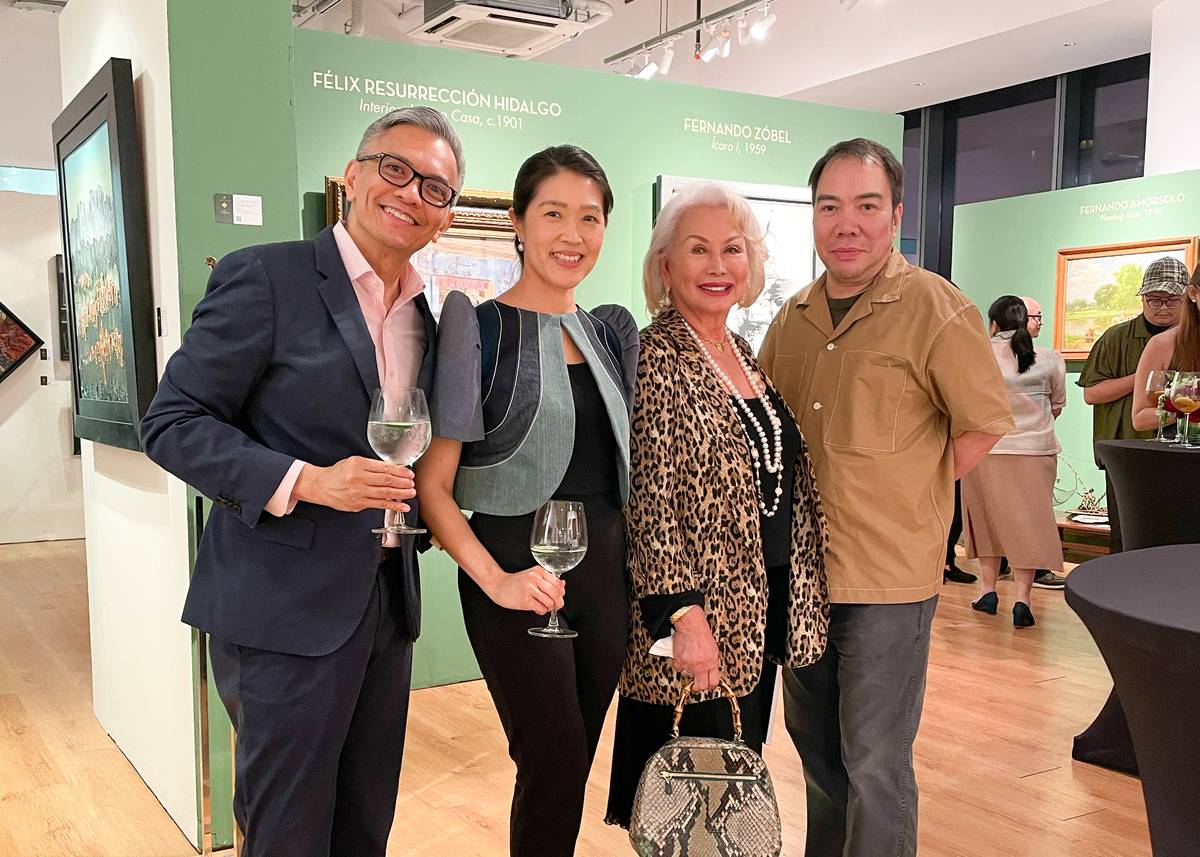 Richie and Karen Lerma, Virginia Lane and Patrick Rosas.
