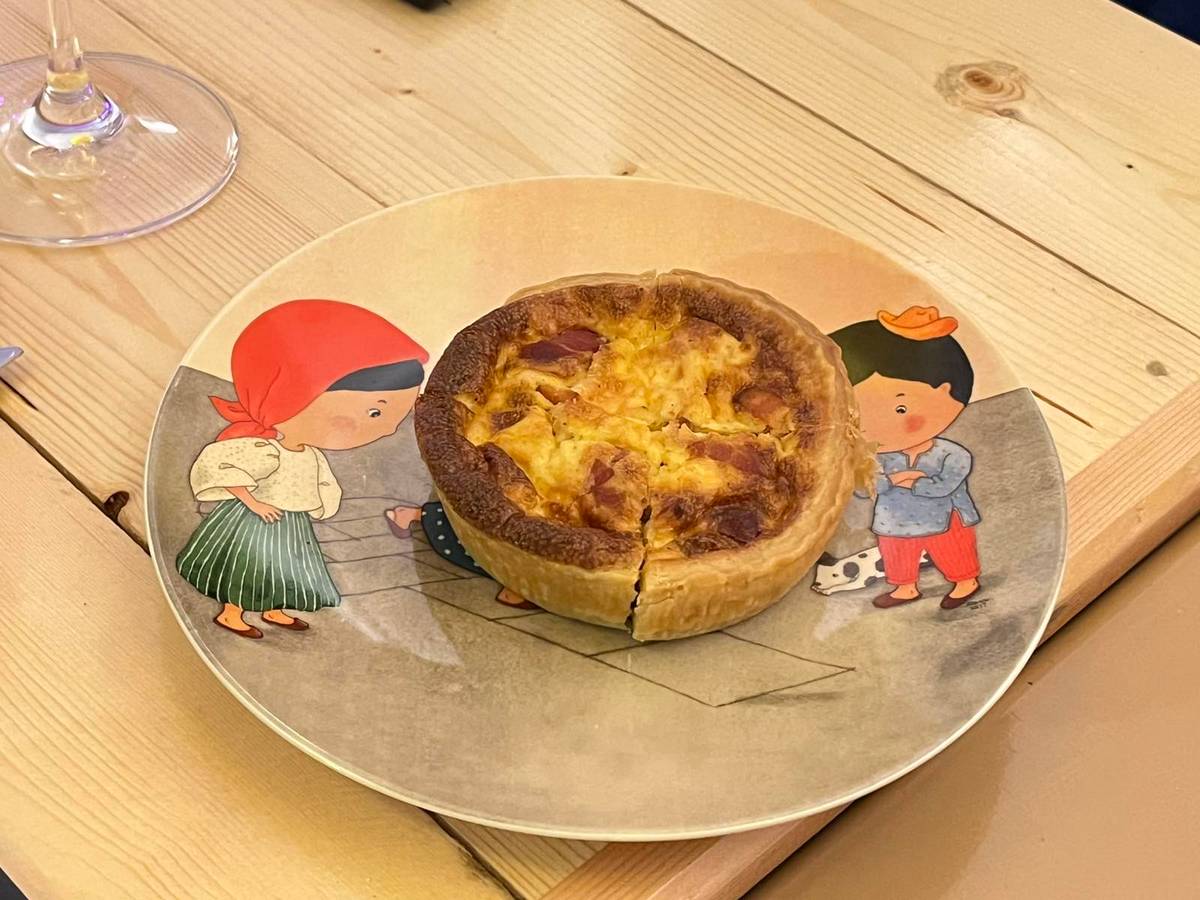Quiche Lorraine.