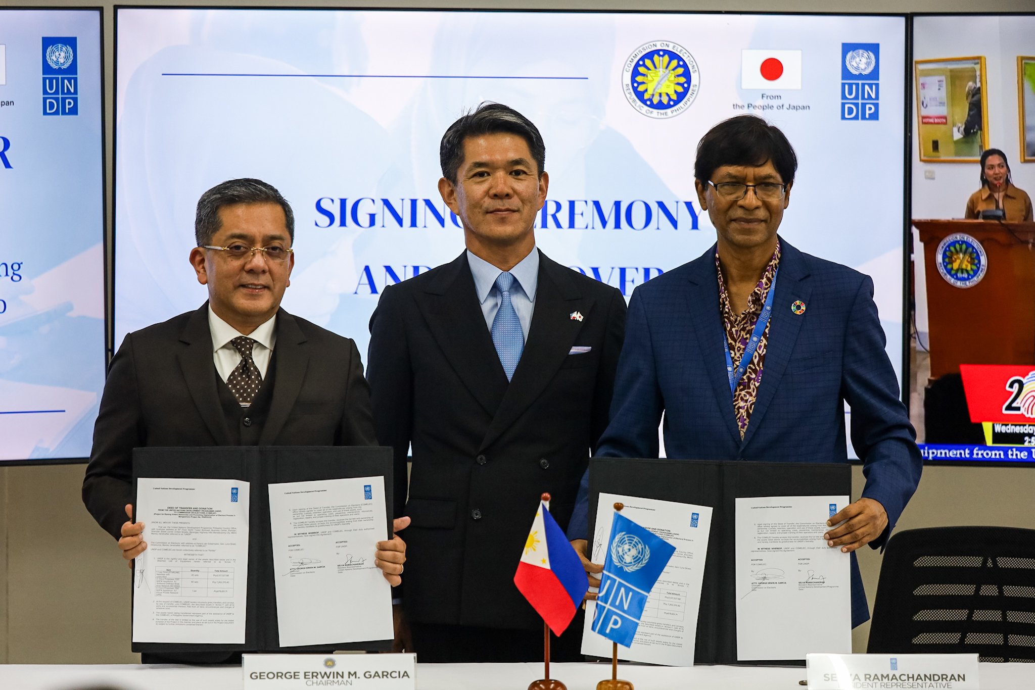 Comelec receives ICT equipment from UNDP for improved online voting