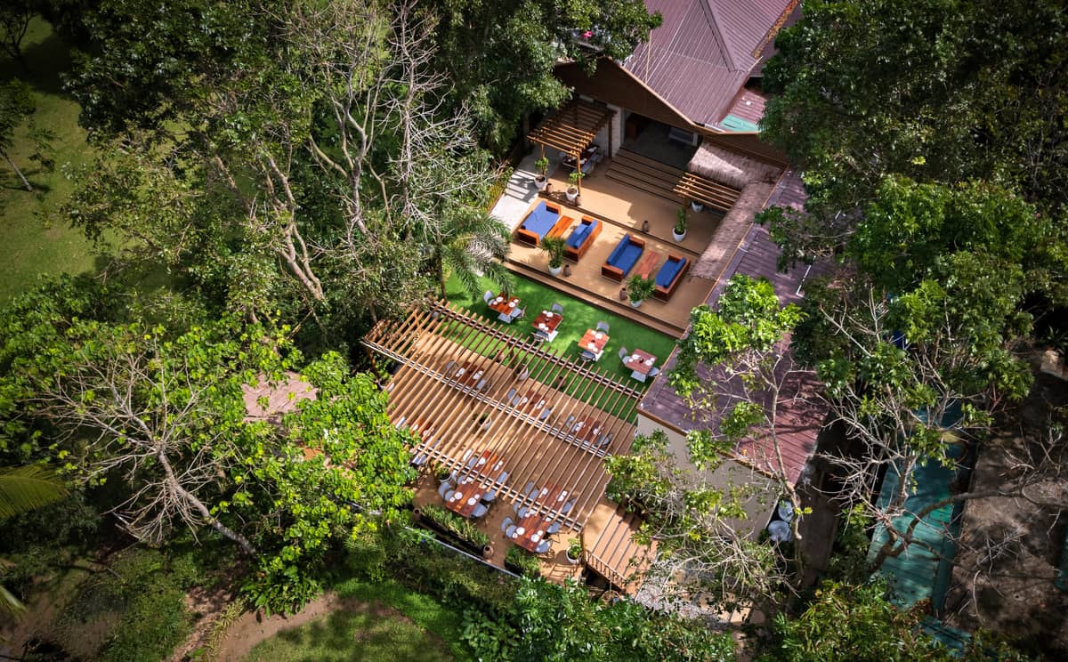 Aerial view.