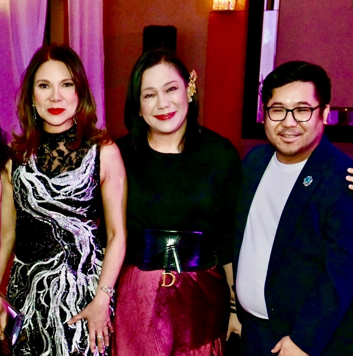 Dr. Elsie Pascua, Czarina Ablaza Syquia and Carlos Rojas.