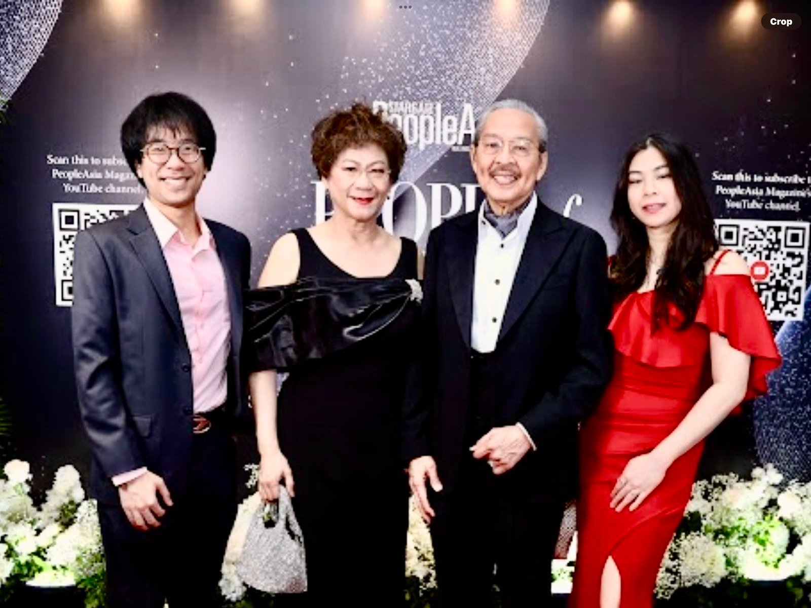 Ramon Orlina with wife Ley Ann and children Michael and Anna.