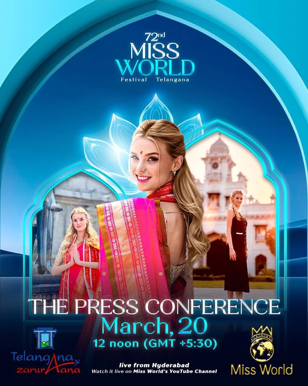 Telangana to host 72nd Miss World Festival, uniting 120 nations