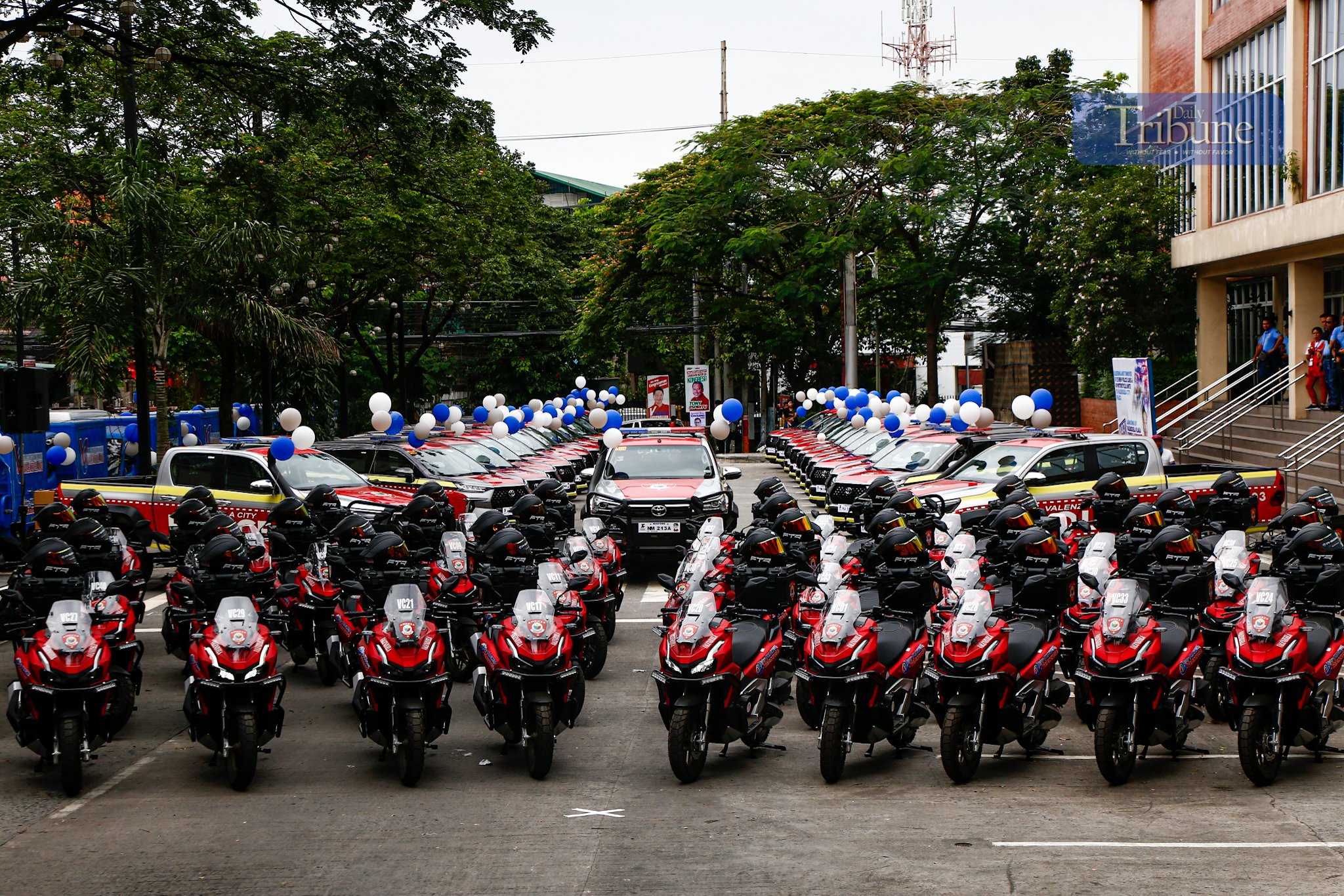 Valenzuela City police get new vehicles