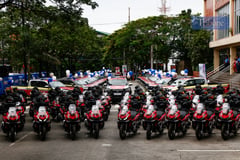 Valenzuela City police get new vehicles