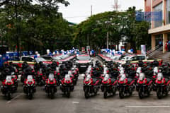 Valenzuela City police get new vehicles