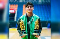 Kiefer Alas of De La Salle Santiago Zobel emerges as the best local performer after winning the Most Valuable Player award of Season 87 UAAP juniors basketball tournament.