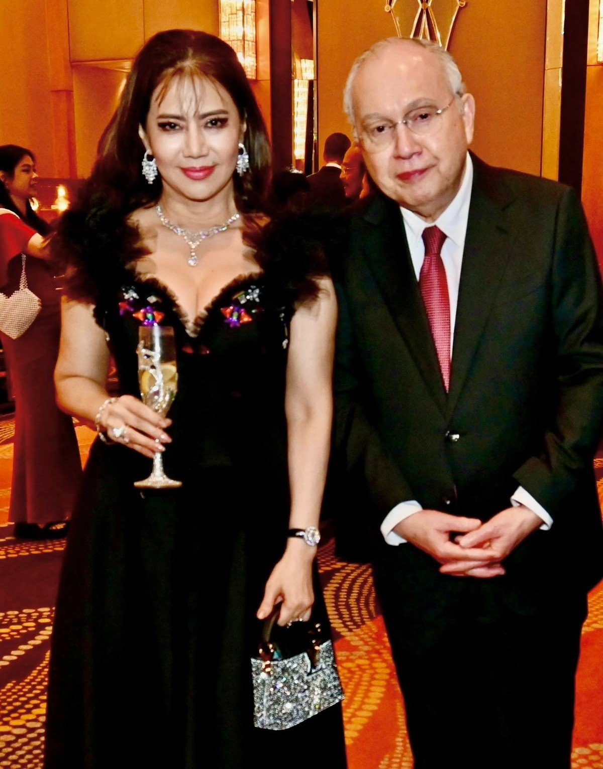 The author and Ambassador Manuel Romualdez.