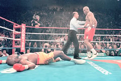 BYE, GEORGE: Ten count for oldest world heavyweight king